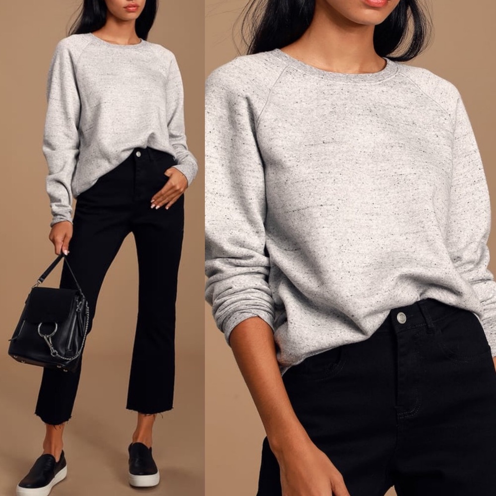🆕 Project Social T Heather Grey Sweatshirt